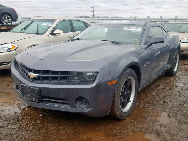 2G1FA1ED3B9151926 - 2011 CHEVROLET CAMARO LS GRAY photo 2