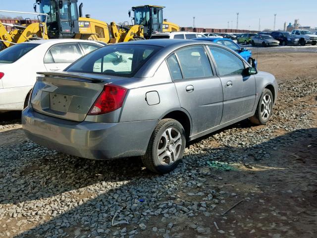 1G8AZ52F95Z155619 - 2005 SATURN ION LEVEL GRAY photo 4