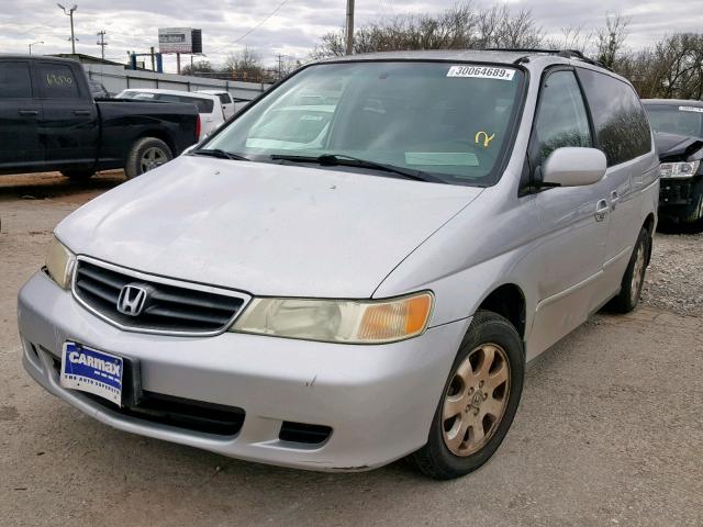 5FNRL18714B019315 - 2004 HONDA ODYSSEY EX SILVER photo 2