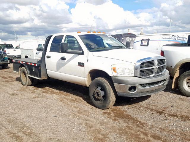 3D6WG48L59G539549 - 2009 DODGE RAM 3500 WHITE photo 1