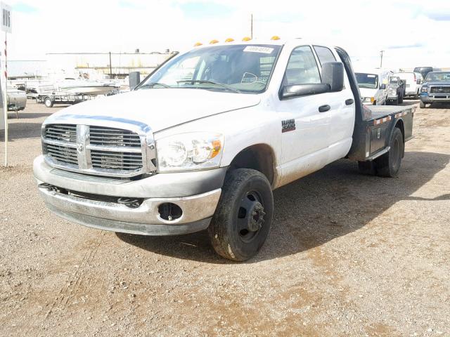 3D6WG48L59G539549 - 2009 DODGE RAM 3500 WHITE photo 2