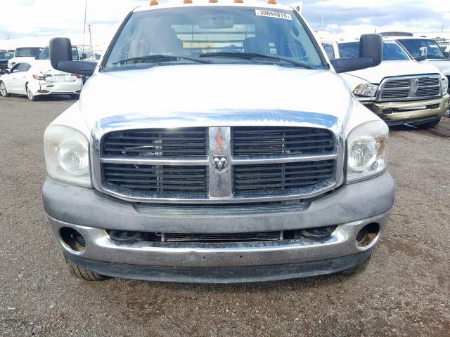 3D6WG48L59G539549 - 2009 DODGE RAM 3500 WHITE photo 9