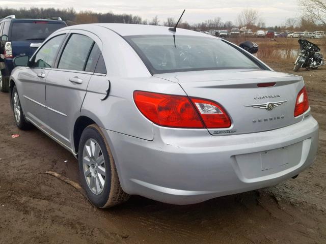 1C3CC4FB7AN169364 - 2010 CHRYSLER SEBRING TO SILVER photo 3