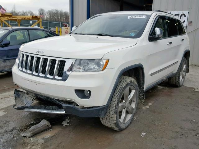 1J4RR6GTXBC536188 - 2011 JEEP GRAND CHER WHITE photo 2