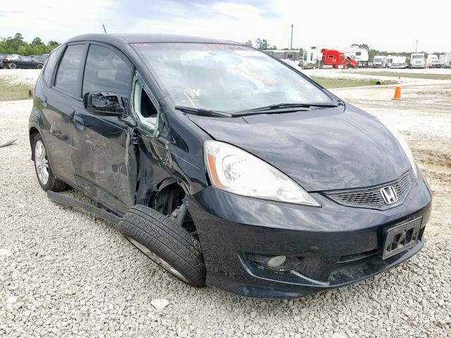 JHMGE88469S064680 - 2009 HONDA FIT SPORT BLACK photo 1