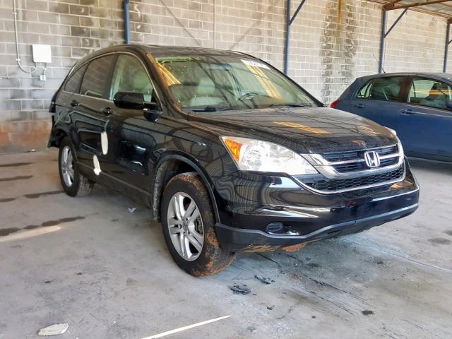 5J6RE4H74BL081615 - 2011 HONDA CR-V EXL BLACK photo 1