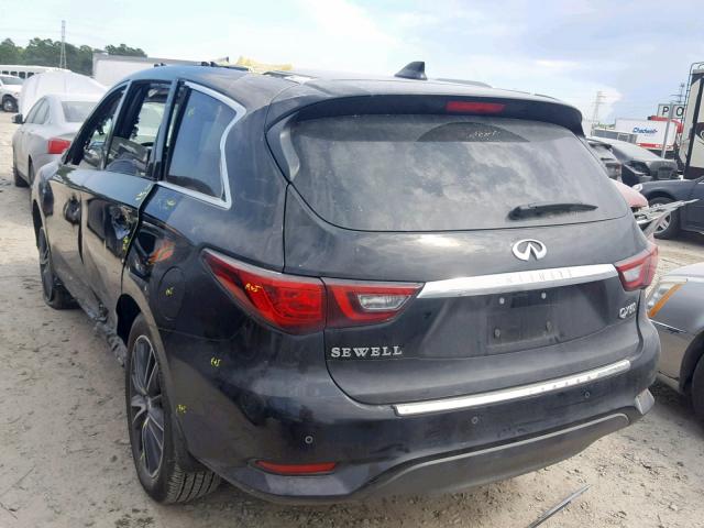 5N1DL0MN2KC508496 - 2019 INFINITI QX60 LUXE BLACK photo 3