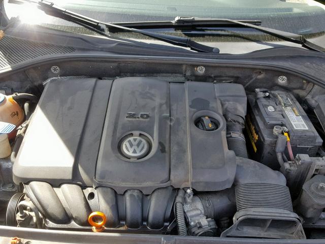 1VWBP7A36CC024504 - 2012 VOLKSWAGEN PASSAT SE BLACK photo 7