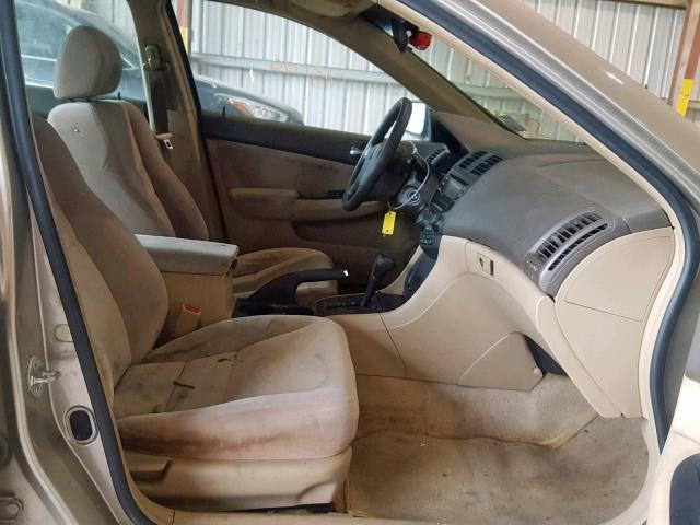 JHMCM56163C057934 - 2003 HONDA ACCORD DX TAN photo 5