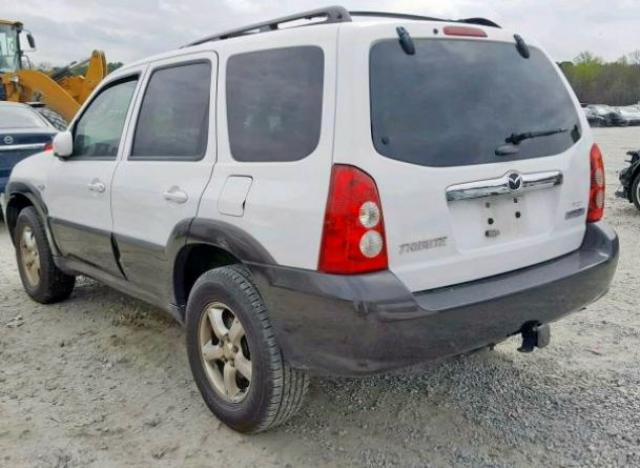 4F2YZ04146KM29683 - 2006 MAZDA TRIBUTE S WHITE photo 3