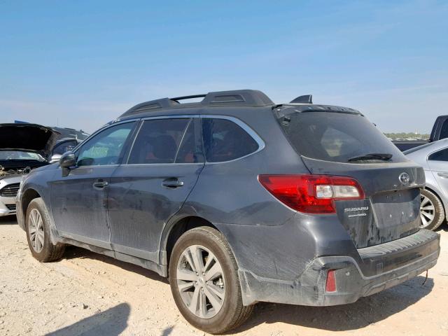 4S4BSENC3J3216777 - 2018 SUBARU OUTBACK 3. GRAY photo 3