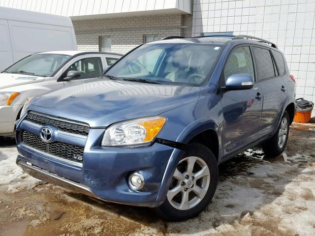 2T3DK4DV7BW063166 - 2011 TOYOTA RAV4 LIMIT BLUE photo 2