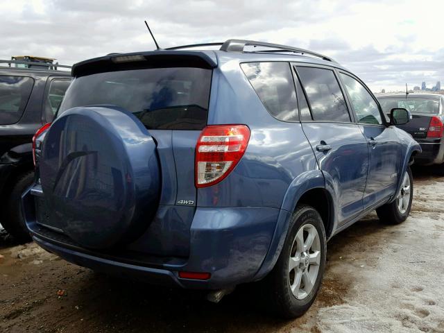 2T3DK4DV7BW063166 - 2011 TOYOTA RAV4 LIMIT BLUE photo 4