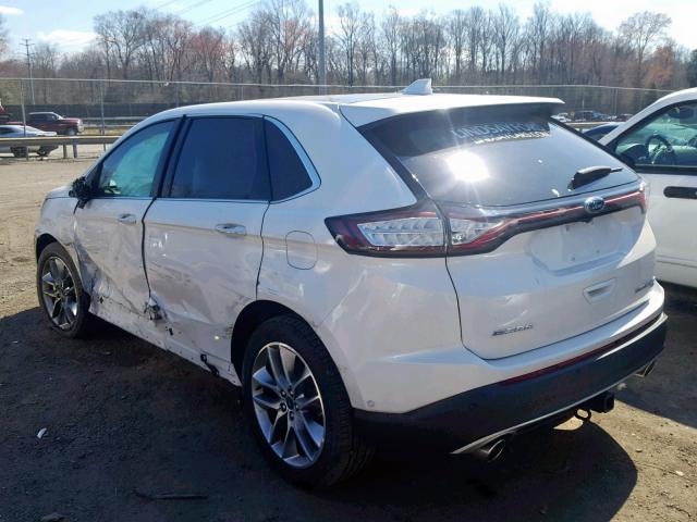 2FMPK4K87HBC47704 - 2017 FORD EDGE TITAN WHITE photo 3