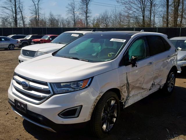 2FMPK4K87HBC47704 - 2017 FORD EDGE TITAN WHITE photo 9