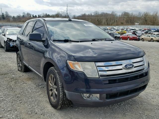 2FMDK48C28BB33866 - 2008 FORD EDGE SEL BLUE photo 1