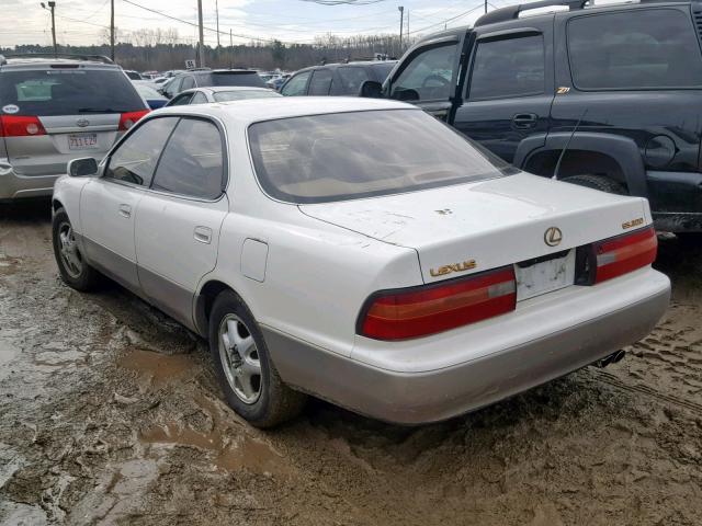 JT8GK13T3S0093912 - 1995 LEXUS ES 300 WHITE photo 3