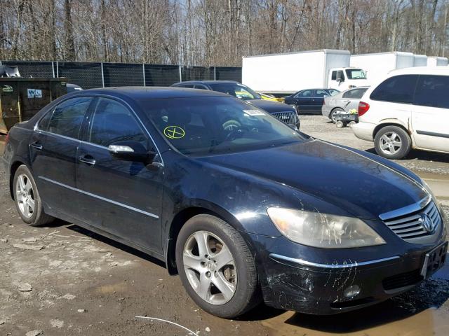 JH4KB16555C021474 - 2005 ACURA RL BLACK photo 1