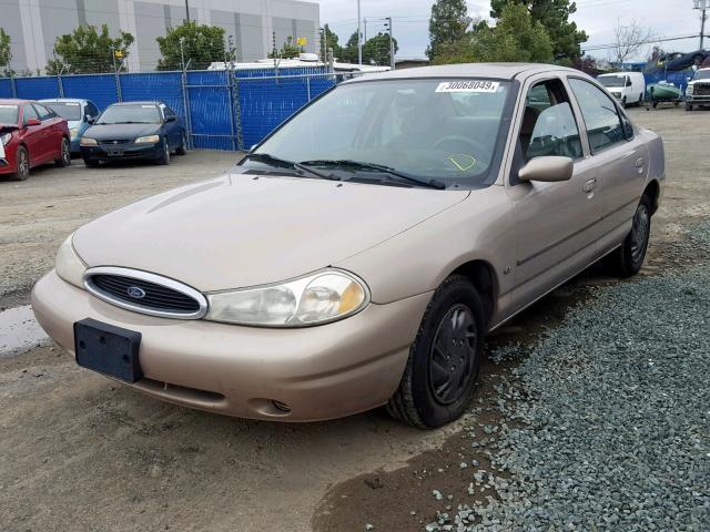 1FAFP653XXK164968 - 1999 FORD CONTOUR LX GOLD photo 2