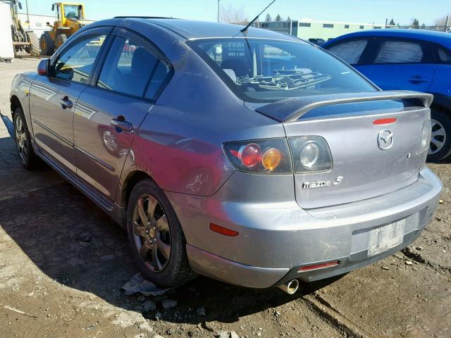 JM1BK123061406508 - 2006 MAZDA 3 S GRAY photo 3