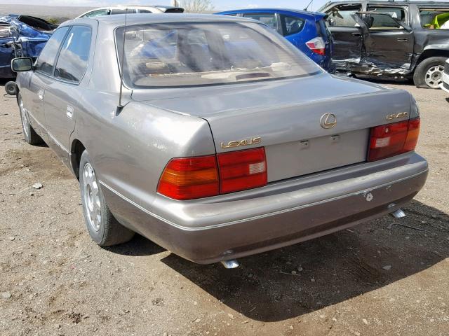 JT8BH22F9T0053412 - 1996 LEXUS LS 400 GOLD photo 3