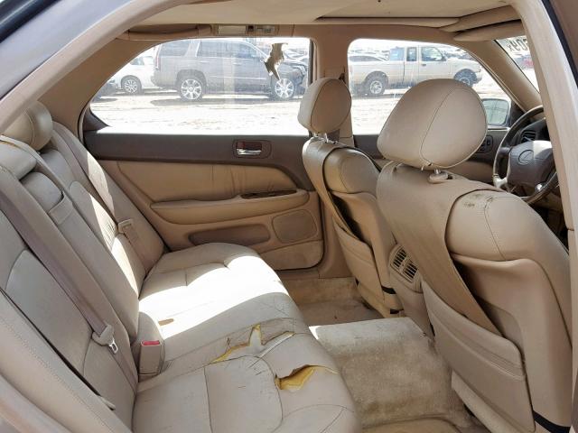 JT8BH22F9T0053412 - 1996 LEXUS LS 400 GOLD photo 6