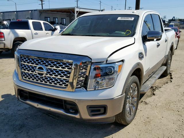 1N6AA1E5XHN525607 - 2017 NISSAN TITAN SV WHITE photo 2