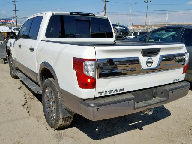 1N6AA1E5XHN525607 - 2017 NISSAN TITAN SV WHITE photo 3