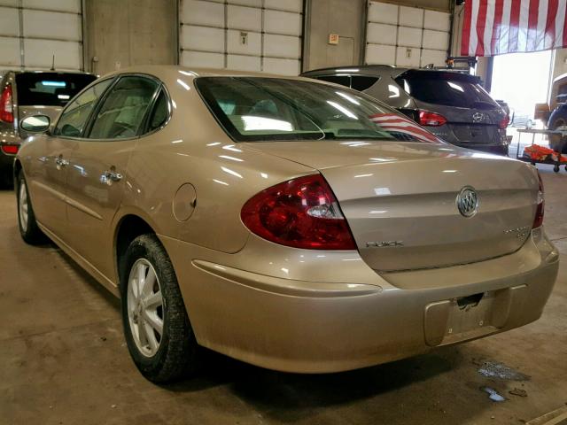 2G4WD532351311339 - 2005 BUICK LACROSSE C CREAM photo 3