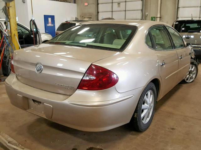 2G4WD532351311339 - 2005 BUICK LACROSSE C CREAM photo 4