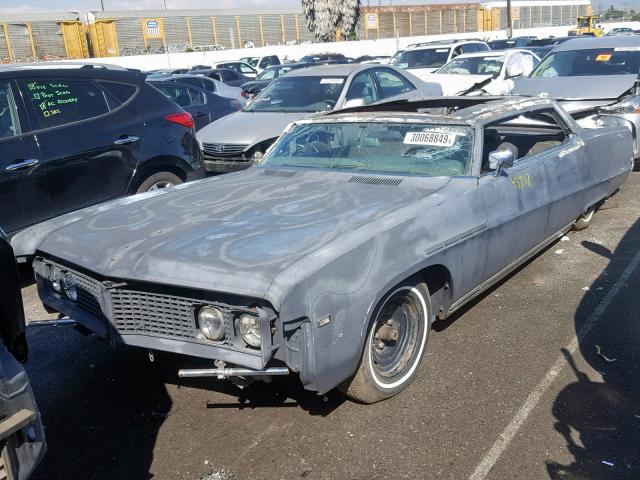 0000484399H154652 - 1969 BUICK ELECTRA GRAY photo 2