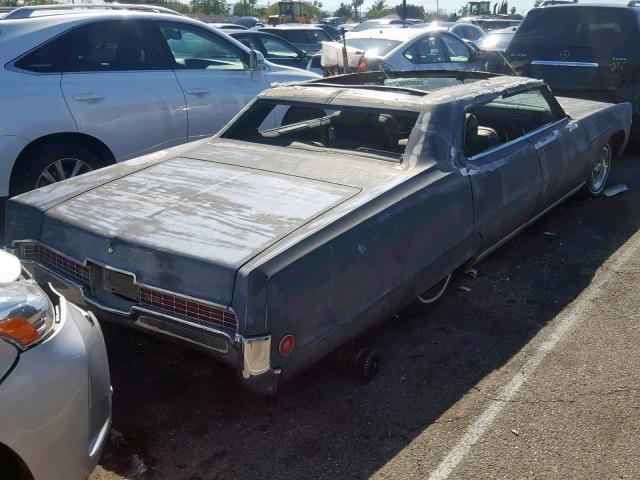 0000484399H154652 - 1969 BUICK ELECTRA GRAY photo 4