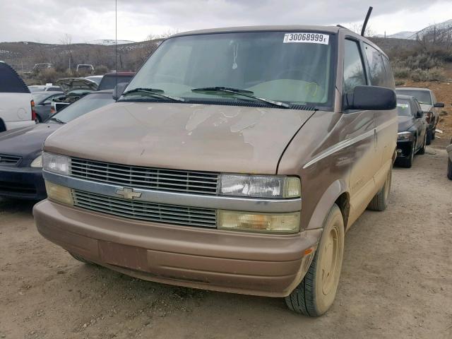 1GNEL19W8VB154419 - 1997 CHEVROLET ASTRO BROWN photo 2