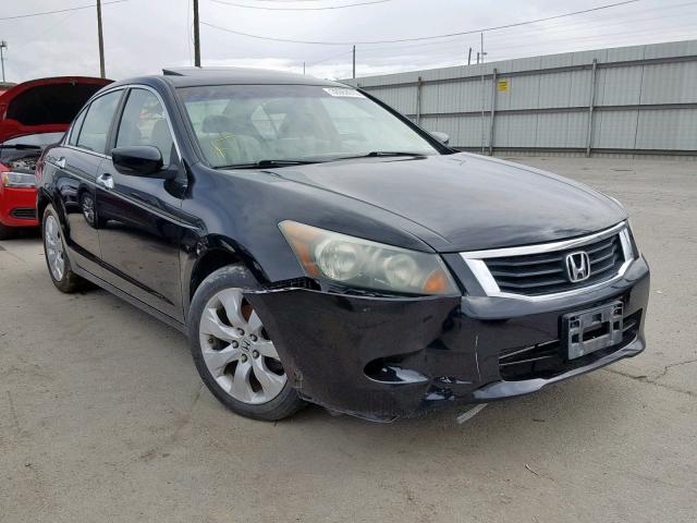 5KBCP3F84AB003270 - 2010 HONDA ACCORD EXL BLACK photo 1