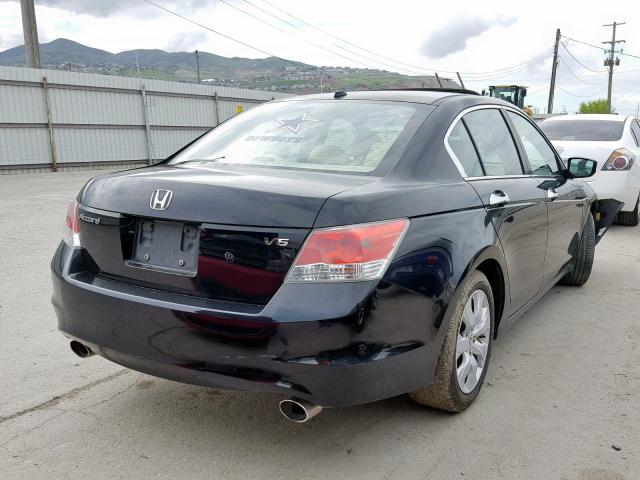 5KBCP3F84AB003270 - 2010 HONDA ACCORD EXL BLACK photo 4