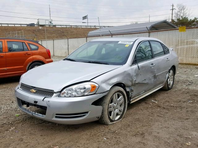 2G1WG5E33C1272694 - 2012 CHEVROLET IMPALA LT SILVER photo 2