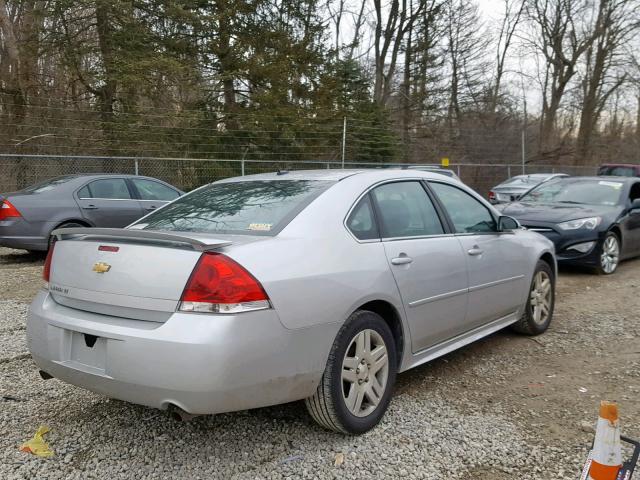 2G1WG5E33C1272694 - 2012 CHEVROLET IMPALA LT SILVER photo 4