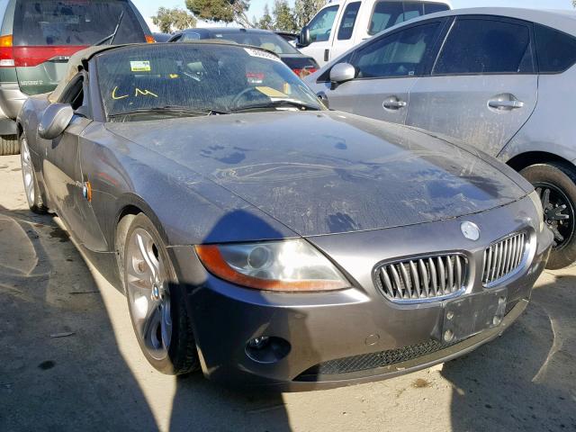 4USBT53534LT25485 - 2004 BMW Z4 3.0 CHARCOAL photo 1