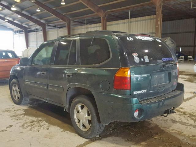 1GKDS13S722382117 - 2002 GMC ENVOY GREEN photo 3