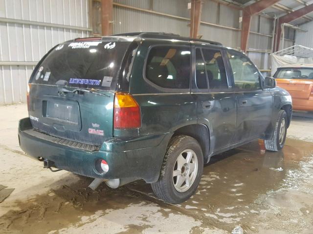 1GKDS13S722382117 - 2002 GMC ENVOY GREEN photo 4