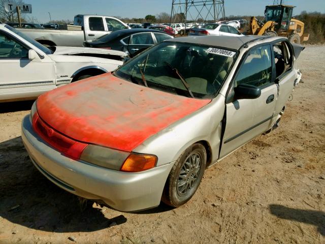 JM1BC1411V0127484 - 1997 MAZDA PROTEGE DX GOLD photo 2