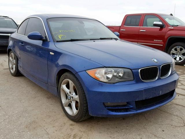 WBAUP73589VF06981 - 2009 BMW 128 I BLUE photo 1