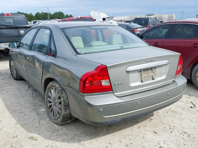 YV1TS592561428099 - 2006 VOLVO S80 2.5T GRAY photo 3