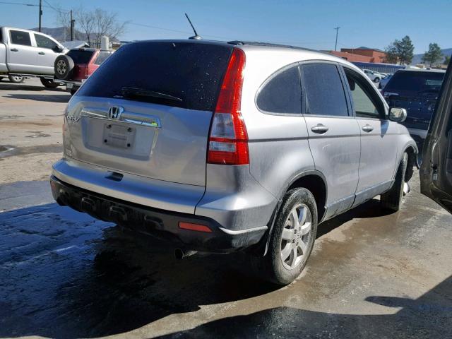 JHLRE48788C064740 - 2008 HONDA CR-V EXL SILVER photo 4