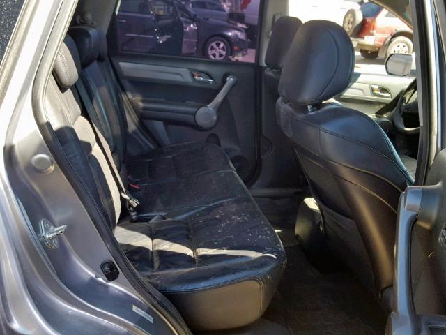 JHLRE48788C064740 - 2008 HONDA CR-V EXL SILVER photo 6