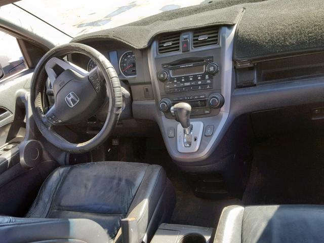 JHLRE48788C064740 - 2008 HONDA CR-V EXL SILVER photo 9