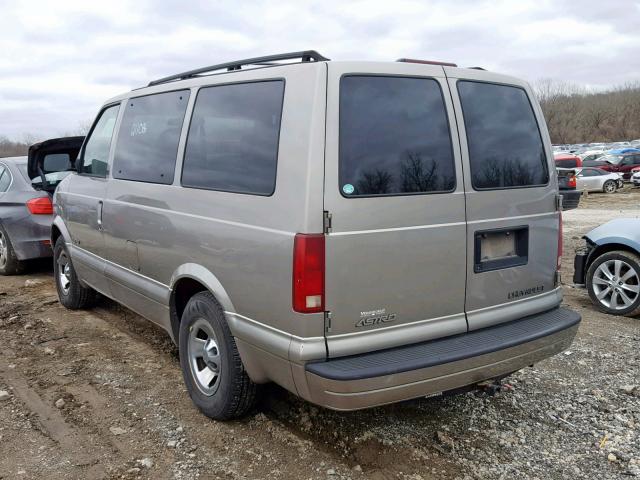 1GNDM19X72B137298 - 2002 CHEVROLET ASTRO TAN photo 3