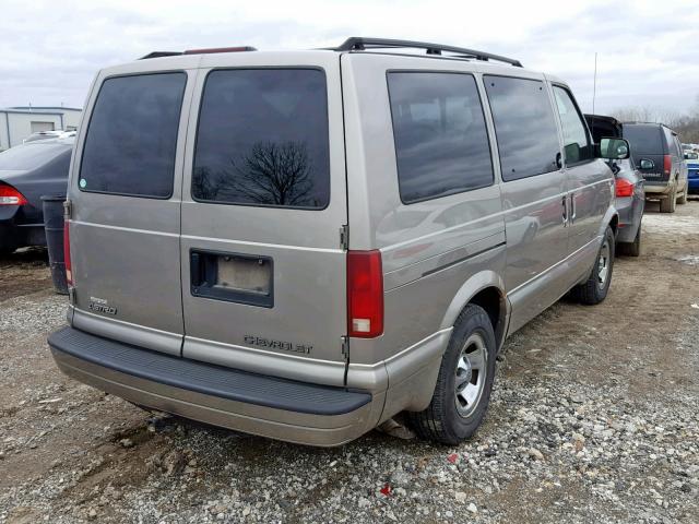 1GNDM19X72B137298 - 2002 CHEVROLET ASTRO TAN photo 4