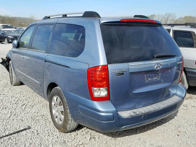 KNDMC233576018205 - 2007 HYUNDAI ENTOURAGE BLUE photo 3