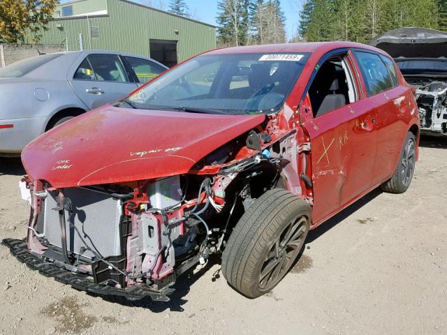 JTNKARJE0GJ515987 - 2016 TOYOTA SCION IM RED photo 2